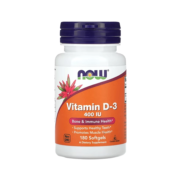 【NOW Foods】維生素D3