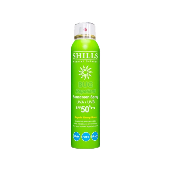 SHILLS 舒兒絲【很耐曬超清爽亮白防曬冰鎮噴霧 SPF50＋★★】(草本綠)
